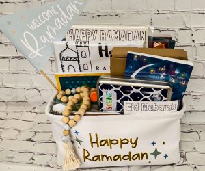 Fill a Ramadan basket with treats, activities, books, and more fun surprises.