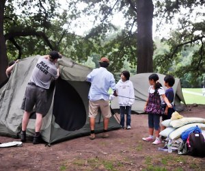 Pitch a tent with the Urban Park Rangers