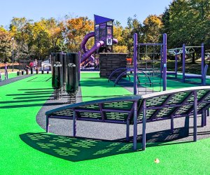 Baltimore Ravens-themed playground in Northwest Regional Park