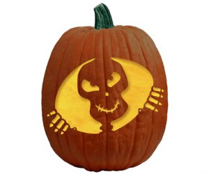 Pumpkin Carving Ideas and Stencils for Halloween: Nightmare Before Christmas