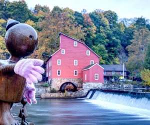 The bucolic setting of the Red Mill Museum looks great no matter the season. Photo by Anthony Cuffari via Flickr.