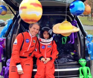 Families really deck out their rides (interplanetary or otherwise) at Redding's Trunk or Treat. Photo courtesy of Redding Neighbors and Newcomers 