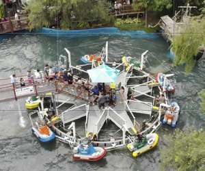 Ride the Rescue Boats at Adventureland