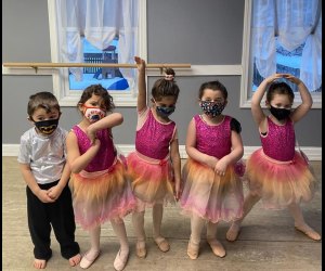 The tiniest dancers learn ballet skills at Revolution Academy. Photo courtesy of Revolution Academy of Dance, Facebook
