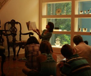 Storytime at the Rienzi. Photo courtesy the Museum of Fine Arts Houston.