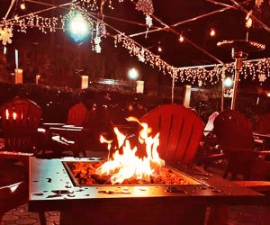 River and Rail Cantina offers outdoor dining fireside in Cranford, New Jersey