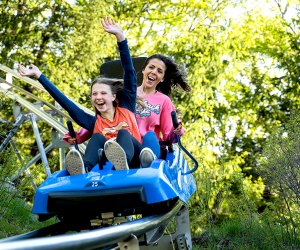 The road trip is only part of the adventure when your destination is Camelback Resort with its mountain coaster, plus family-friendly restaurants, and waterpark fun.