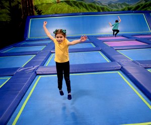 Rock 'N Air is an enormous high-tech trampoline park. 