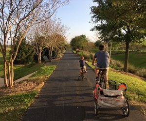 family bike ride trails near me