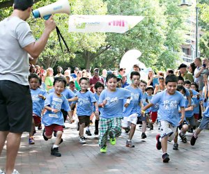 Weekend Fun: Oceans, Stars, and a Duathlon And they are off at the Run + Ride at CambridgeSide: Kids Only Duathlon. Photo courtesy of CambrideSide