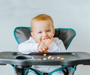 Go with Me Uplift Deluxe Portable High Chair is super on sale! Photo courtesy of the Baby Delight Store