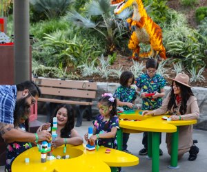 Dino Valley in LEGOLAND: Build-your-own Dino with DUPLO blocks.