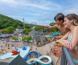 New England water parks, slides, splash-features, floats, wave pools, lazy rivers, slides, Summer fun