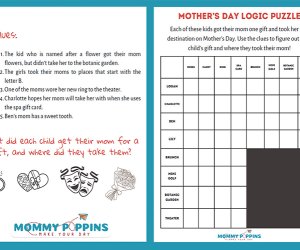 gifts logic puzzle that's downloadable and printable for young kids