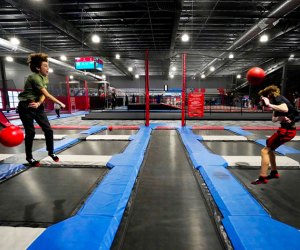 Image of trampoline park dodgeball - Trampoline Parks near Boston