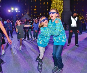 Skate into Christmas weekend in winter style. Photo courtesy of the Safeway Holiday Ice Rink in Union Square