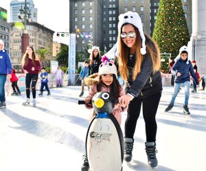 Skate in the middle of SF. Event photo courtesy of the Union Square Holiday Ice Rink 