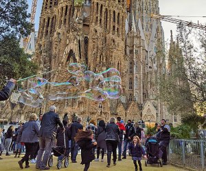 Tour Sagrada Familia in Barcelona and discover countless symbols that Gaudí scattered in his most famous piece of architecture. Photo by Anna Fader