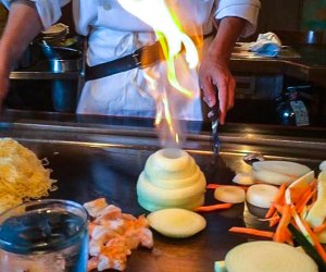Photo of hibachi cooking - Best Fun Restaurants for Kids' Birthdays in CT