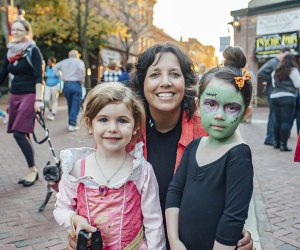 Witch City is one of the best places to trick-or-treat in Greater Boston. Photo by John Andrews, courtesy of the Salem Haunted Happening Facebook page.