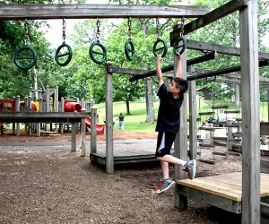 Kids can run, swing, slide, and even make music at Sally’s Dream Playground. Photo by the author