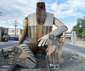 This friendly troll keeps watch over Salt Lake City. 