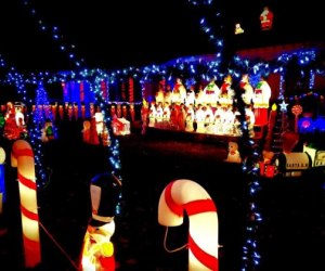 Sandberg Christmas lights display