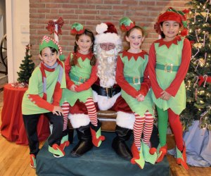 Meet Santa and his elves at Sandy Spring Museum's Family Holiday Party. Photo courtesy of the museum