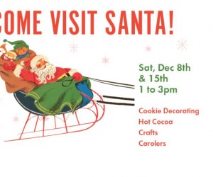 Santa Claus at the Brentwood Country Mart