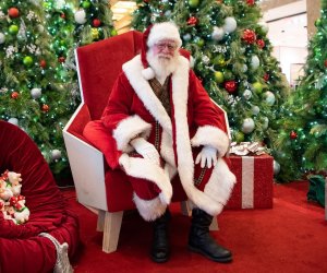 Children in need of a sensory-friendly Santa experience can head to Santa Cares at the Galleria on Sunday. Photo courtesy of Houston Galleria.