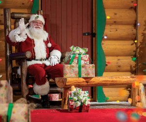 Pictures with Santa at Santa's Wonderland in Foxborough are reserved in advance. Photo courtesy of Bass Pro Shops