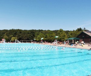 Make a splash at Saxon Woods Pool, which is Westchester 's biggest pool. Photo courtesy of Westchester County Parks