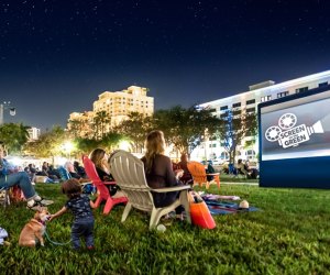 Enjoy a movie under the stars at Screen on the Green in West Palm Beach. Photo courtesy of City of West Palm Beach