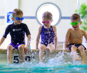 Five Star Swim School provides swim lessons to students of all ages and skill levels. Photo courtesy of Five Star Swim School.