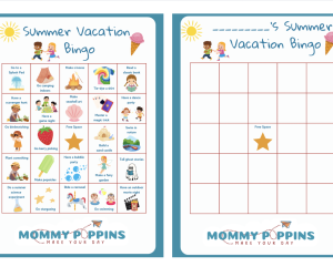 Bingo cards give structure to summer fun and put kids in the driver's seat!