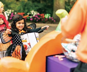 Enjoy silly, not-too-spooky fun at The Count’s Halloween Spooktacular at Sesame Place.  Photo courtesy of Sesame Place