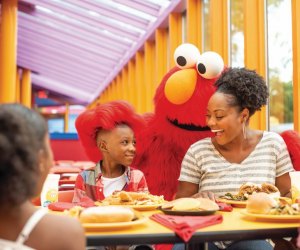 Sesame Street characters take care of the cleanup on Mother's Day. Photo courtesy of Sesame  Place