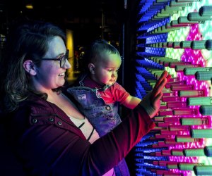 Art and science illuminate the Exploratorium. Glow Fest event photo courtesy of the Exploratorium 