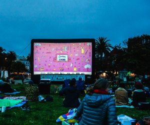 A San Francisco summer means outdoor movies. Photo courtesy of Do the Bay & the San Francisco Parks Alliance 