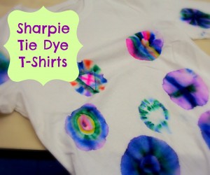 WeeWork Kids Craft: Sharpie Tie Dye Tees