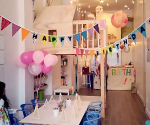 Sky Village helps parents create a perfect birthday party with its inexpensive space rental.