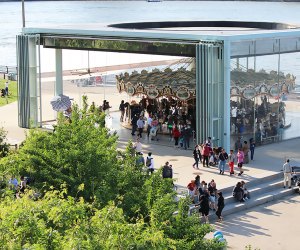 Go for a ride on Jane's Carousel in Brooklyn Bridge Park