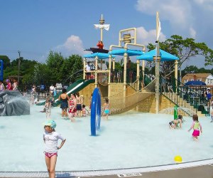 Splash the day away a Bay Shore's well-known splash pad, Shipwreck Cove. Photo courtesy of the Bay Shore Chamber of Commerce 