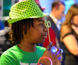 Guests enjoy a fun and fancy evening at the Boston Children Museum's Silly Soiree! Photo by Lex Piccione 
