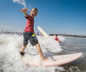 boy surfing