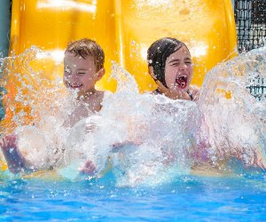 Little ones can make a big splash at Cummings Aquatic Center. Photo courtesy Cummings Aquatic Center