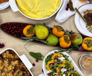 Image of Thanksgiving side dishes from a Connecticut restaurant.