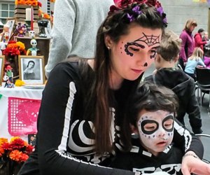 Día de los Muertos Family Day includes face painting, crafts, and other family activities. Photo courtesy of Smithsonian American Art Museum