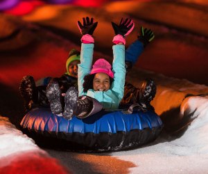Try Galactic tubing at Camelback Mountain for nighttime family adventures. Photo courtesy of Camelback