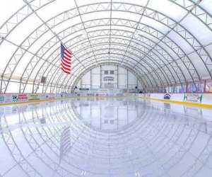 Southampton Ice Rink is partially covered